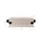 Hello Honey® 9.5" Whitewashed Farmhouse Square Wood & Metal Napkin Holder